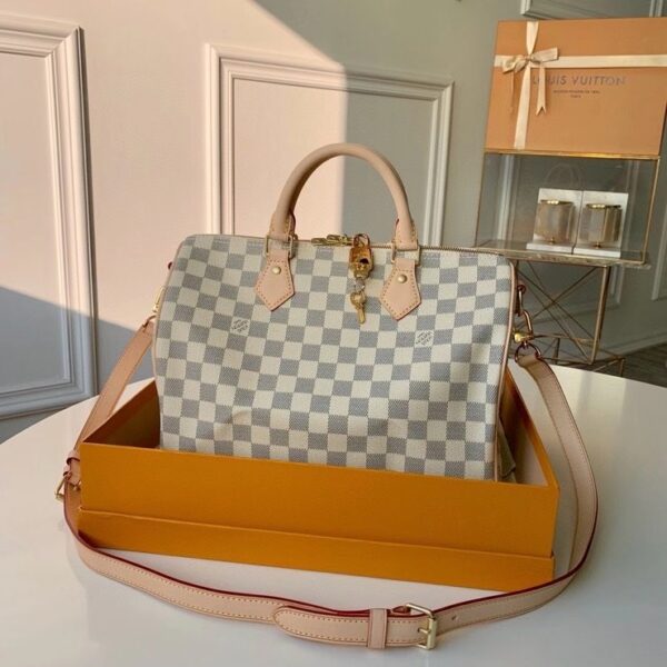 LOUIS VUITTON SPEEDY BANDOULIÈRE 30 DAMIER AZUR N41373 - Image 10