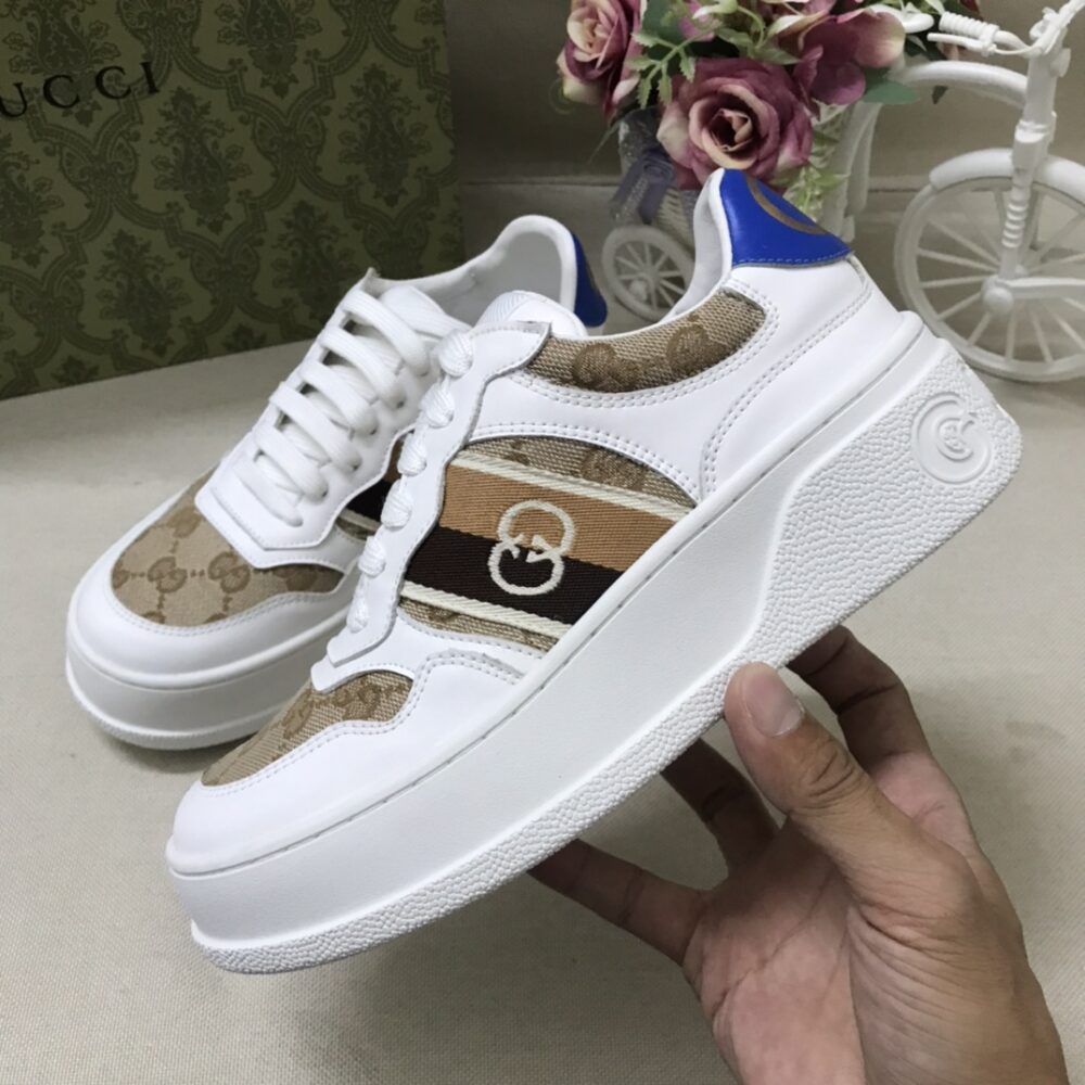 GUCCI WOMEN'S GG SNEAKER WHITE - Image 2