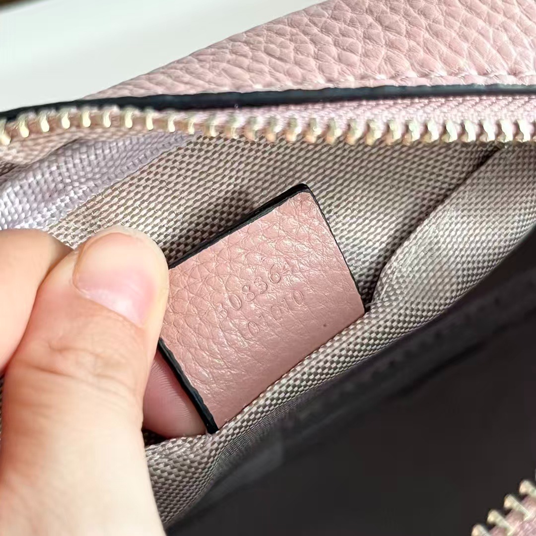 Gucci Soho Small Disco Bag Pink Leather 21Cm 308364 A7M0G 2754 - Image 9