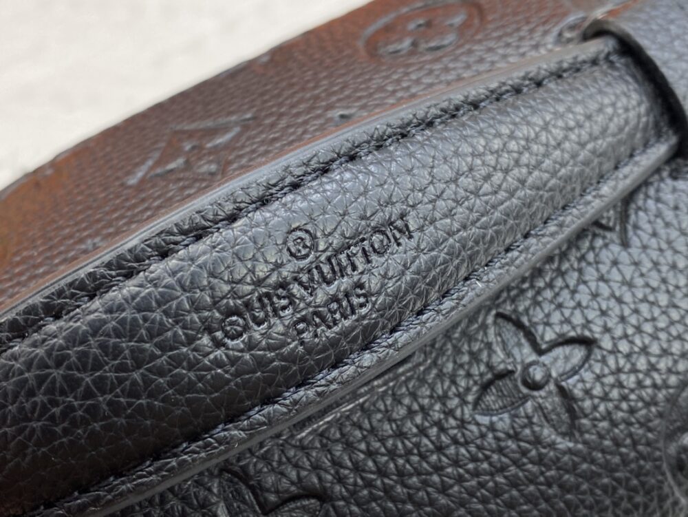 LOUIS VUITTON MONOGRAM EMPREINTE BUMBAG BLACK 37CM M44812 - Image 7