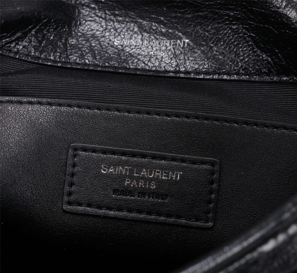 SAINT LAURENT NIKI BABY IN VINTAGE LEATHER BLACK 21CM 6331600EN041000 - Image 6