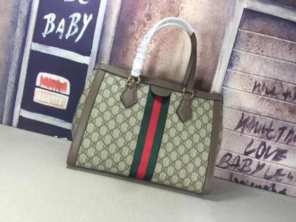 GUCCI OPHIDIA GG MEDIUM TOP HANDLE TOTE BAG 524537 K05NB 8745 - Image 7