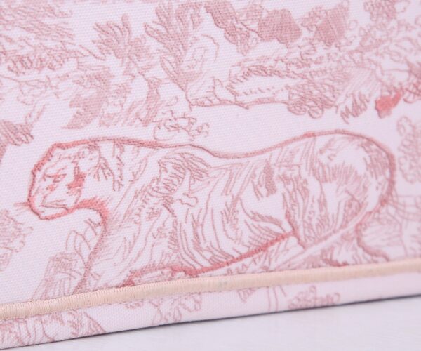 DIOR LARGE TOTE TOILE DE JOUY EMBROIDERY PINK 42CM - Image 5