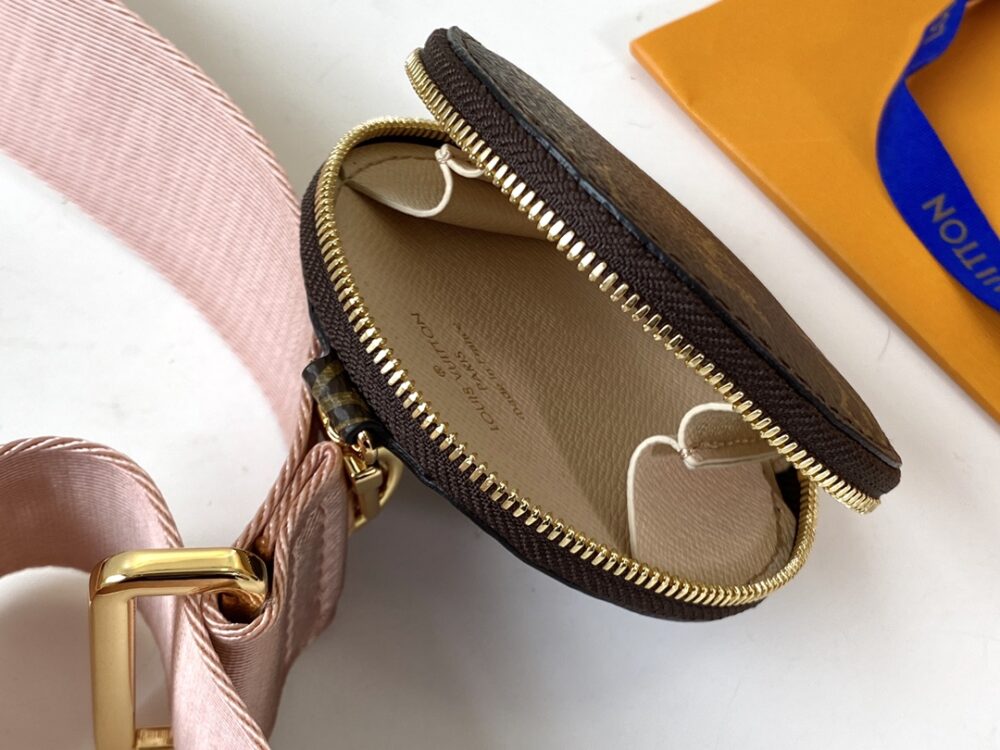 LOUIS VUITTON MULTI POCHETTE ACCESSOIRES MONOGRAM LIGHT PINK 24CM M44840 - Image 3