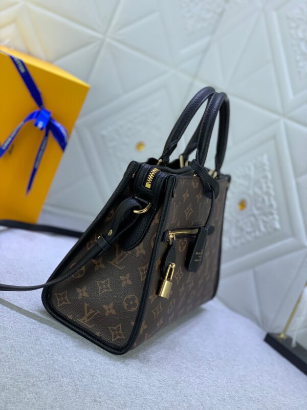 LOUIS VUITTON POPINCOURT MM TOTE BAG MONOGRAM CANVAS BLACK M43435 - Image 8