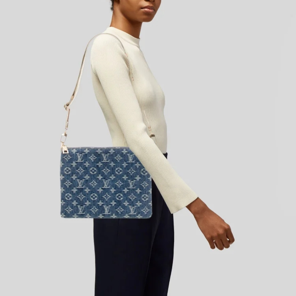 Louis Vuitton Coussin PM Bag Denim Blue 26Cm M24564 - Image 6