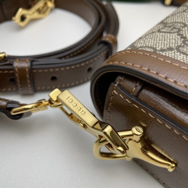 GUCCI HORSEBIT 1955 MINI BAG SUPREME CANVAS 658574 HUHHG 8565 - Image 5