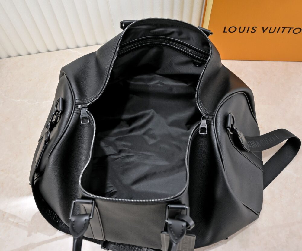 LOUIS VUITTON KEEPALL BANDOULIÈRE 50 BLACK M21420 - Image 8