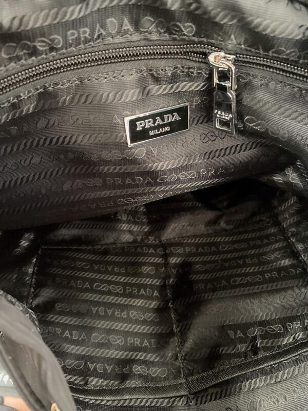 PRADA RE-NYLON MEDIUM BACKPACK BLACK 1BZ677RV44F0002VOOO - Image 7