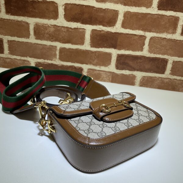 GUCCI HORSEBIT 1955 MINI BAG SUPREME CANVAS 658574 HUHHG 8565 - Image 4