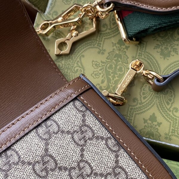 GUCCI HORSEBIT 1955 MINI BAG SUPREME CANVAS 658574 HUHHG 8565 - Image 6