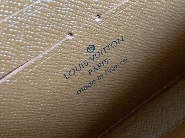 LOUIS VUITTON MONOGRAM ZIPPY LONG WALLET BROWN M42616 - Image 3