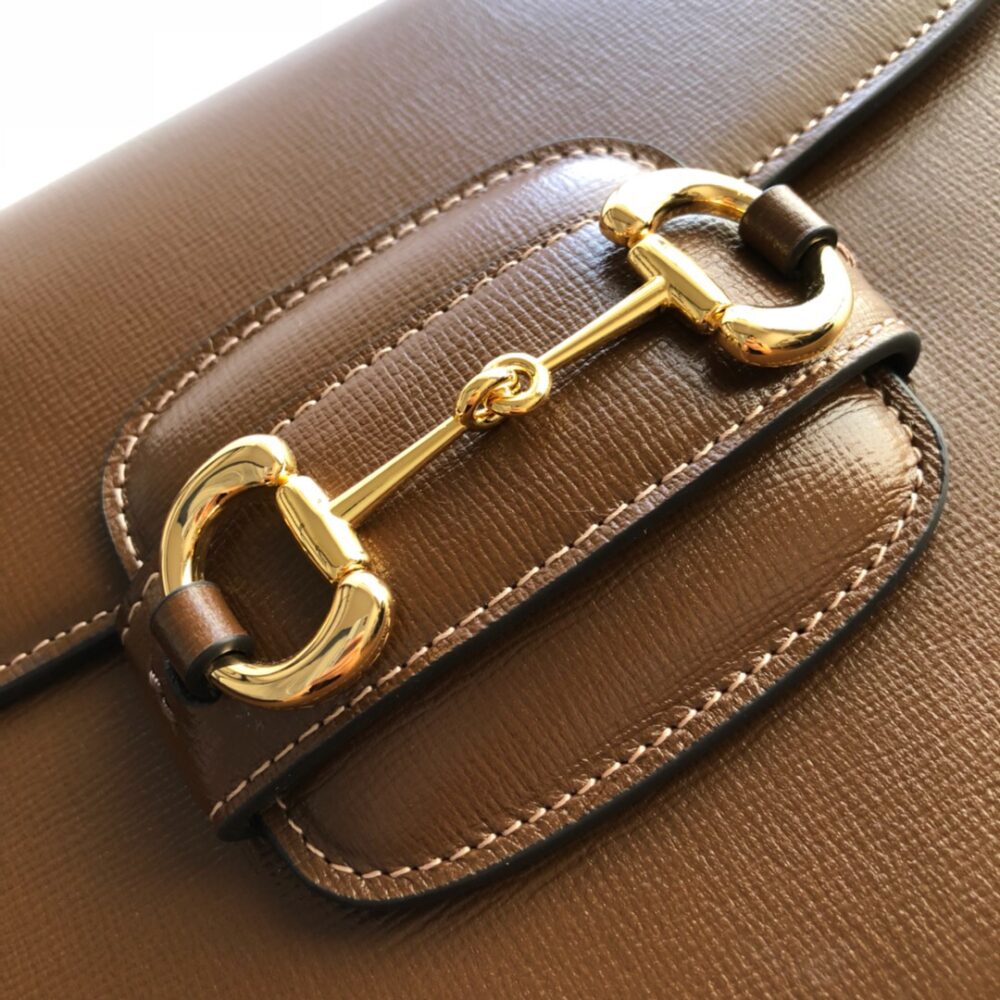 GUCCI HORSEBIT 1955 SHOULDER BAG BROWN 25CM 602204 1DB0G 2361 - Image 2