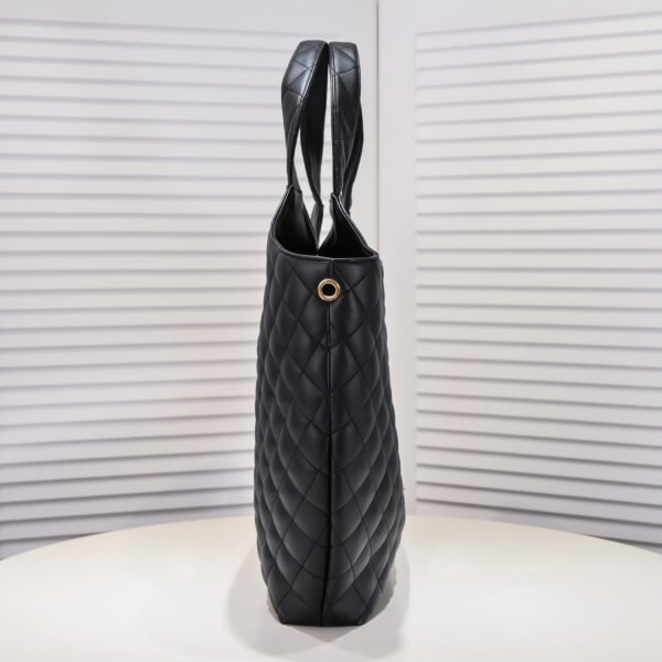 SAINT LAURENT ICARE MAXI SHOPPING BAG IN QUILTED BLACK 58CM 698651AAANG1000 - Image 9