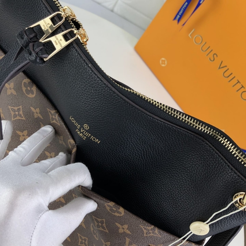 Louis Vuitton Maida Hobo Bag Monogram Canvas Black 32Cm - Image 8