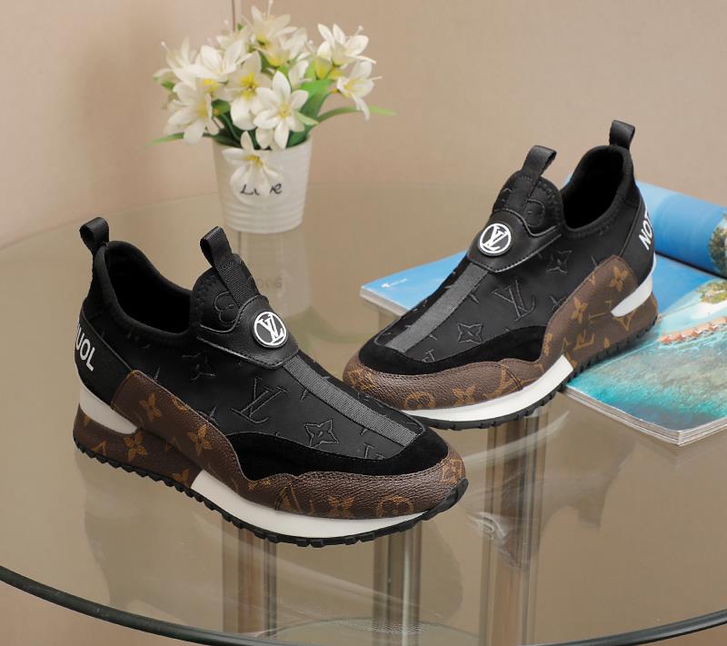 LOUIS VUITTON RUN AWAY SNEAKER MONOGRAM BLACK - Image 4