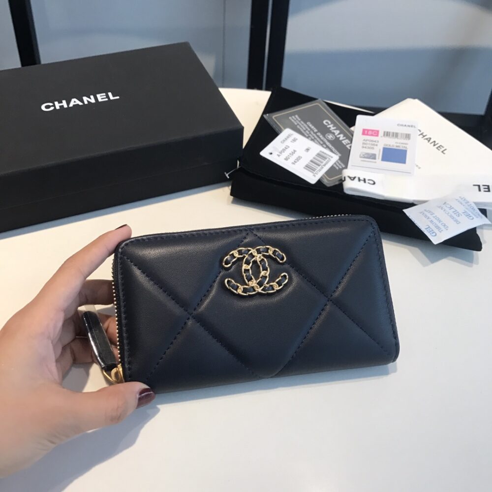CHANEL CC RED BLACK WALLET 16.5CM - Image 5