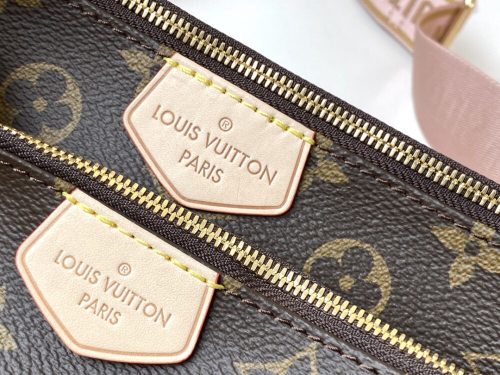 LOUIS VUITTON MULTI POCHETTE ACCESSOIRES MONOGRAM LIGHT PINK 24CM M44840 - Image 5