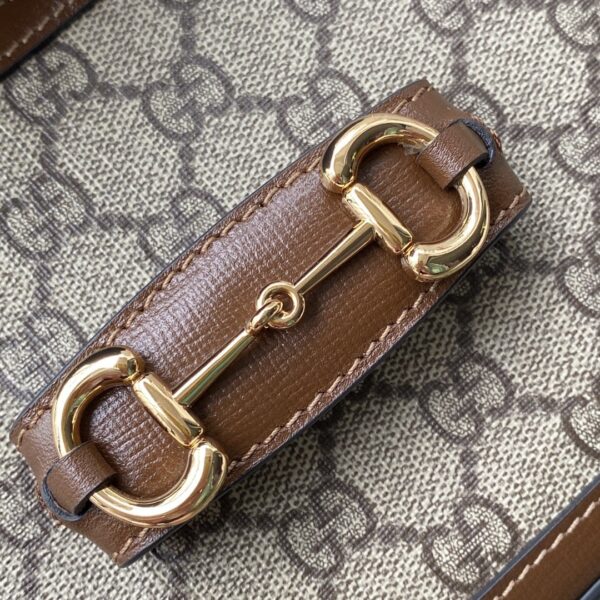 GUCCI HORSEBIT 1955 MINI BAG SUPREME CANVAS 658574 HUHHG 8565 - Image 9