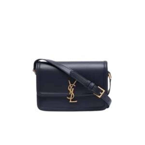 SAINT LAURENT SOLFERINO SMALL SATCHEL IN BOX SAINT LAURENT LEATHER BLACK NOIR 19CM 6343060SX0W1000