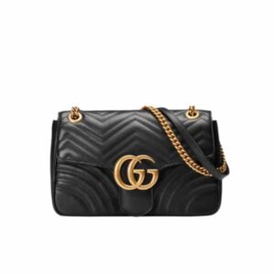 GUCCI MARMONT MEDIUM MATELASSÉ SHOULDER BAG 26CM 443496 DTDIT 1000