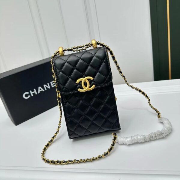 CHANEL SHOULDER BLACK BAG AP1448L - Image 5