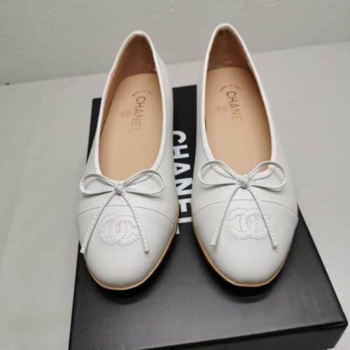 Alternative view of Chanel Ballet Flats White