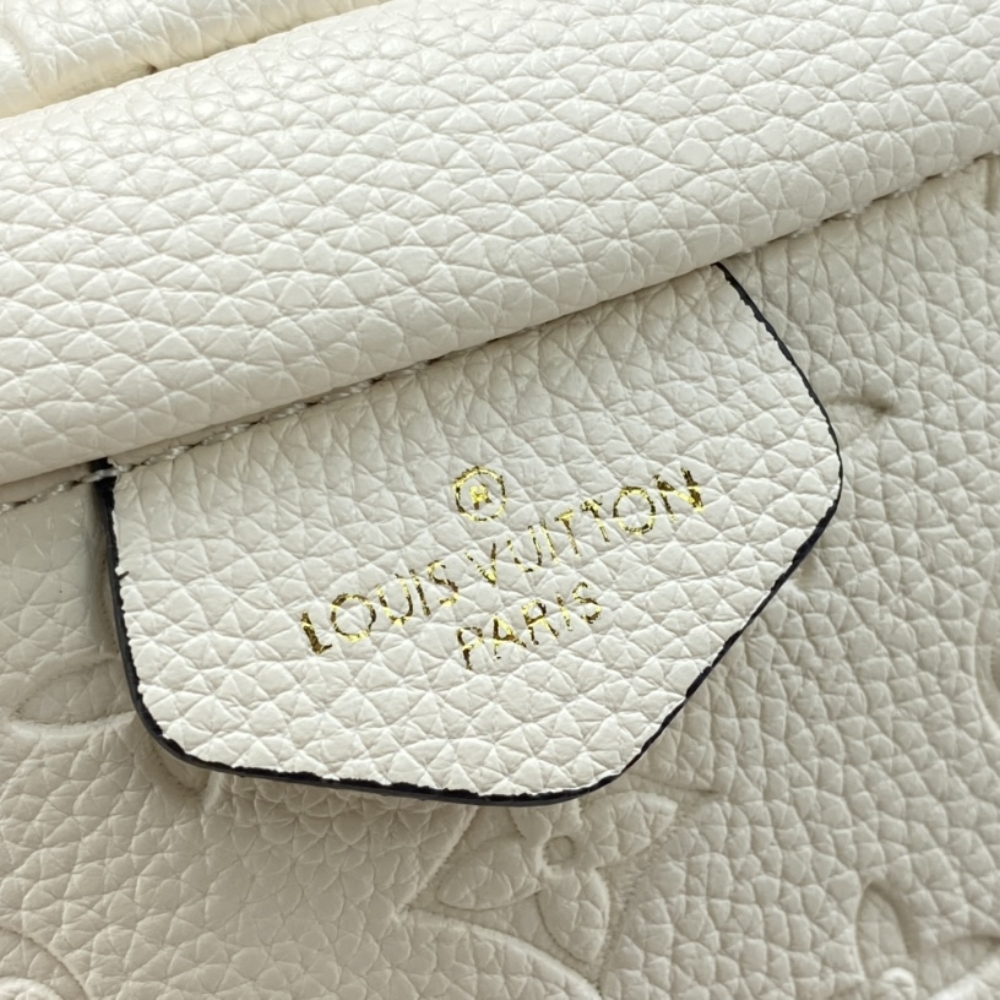 Louis Vuitton Monogram Empreinte Bumbag Creme 37Cm M44836 - Image 7