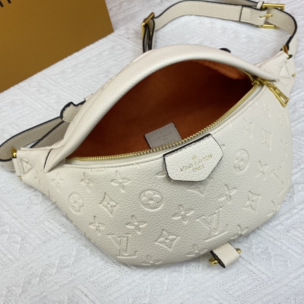 Louis Vuitton Monogram Empreinte Bumbag Creme 37Cm M44836 - Image 8