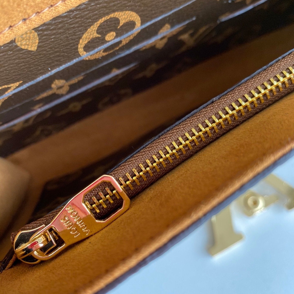 LOUIS VUITTON MONOGRAM MESSENGER BROWN WALLET 23CM - Image 8
