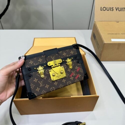 Alternative view of Louis Vuitton Petite Malle Monogram Dark Brown 20Cm M45943