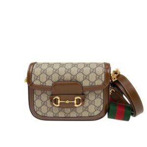 GUCCI HORSEBIT 1955 MINI BAG SUPREME CANVAS 658574 HUHHG 8565