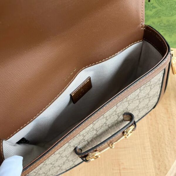 GUCCI HORSEBIT 1955 MINI BAG SUPREME CANVAS 658574 HUHHG 8565 - Image 10