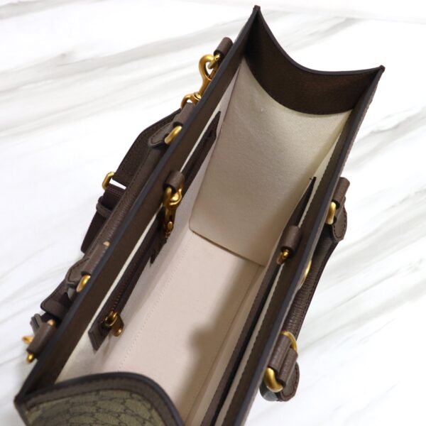 GUCCI OPHIDIA MEDIUM TOTE BAG IN BEIGE AND BROWN 724685 9C2ST 8746 - Image 4