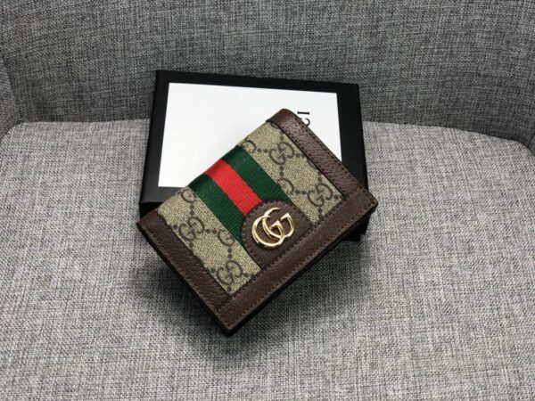GUCCI OPHIDIA GG CARD CASE WALLET 11CM 523155 96IWG 8745 - Image 6