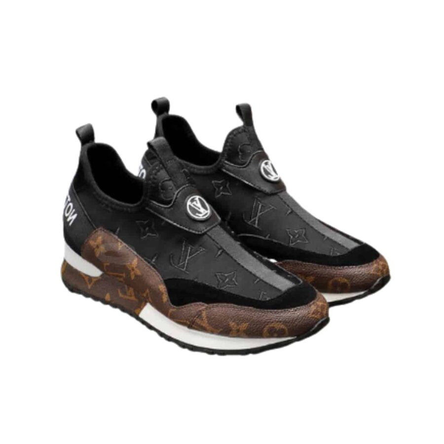 LOUIS VUITTON RUN AWAY SNEAKER MONOGRAM BLACK