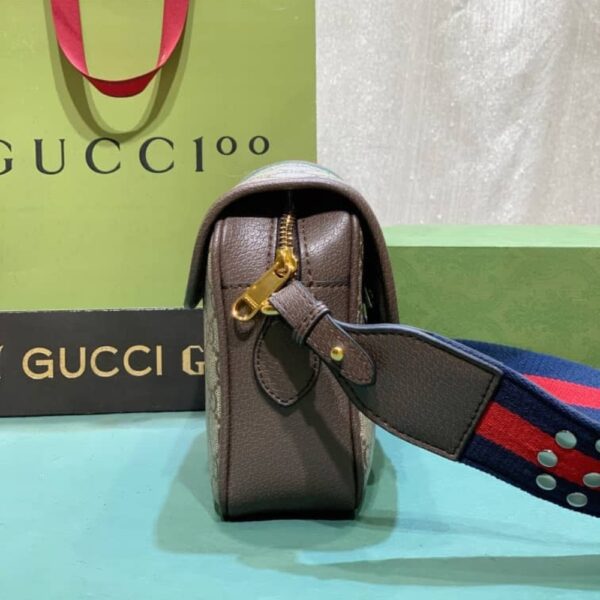 GUCCI OPHIDIA MINI CROSS BODY BAG BEIGE 23CM - Image 7