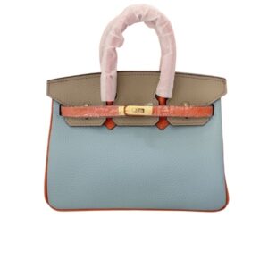 HERMES BIRKIN MINI GOLD HARDWARE EPSOM MULTICOLOR 20CM