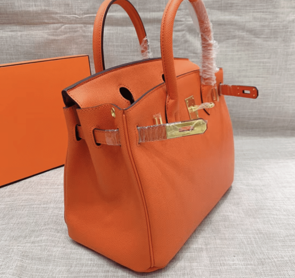 HERMES BIRKIN EPSOM SELLIER TERRE BATTUE GOLD HARDWARE 30CM - Image 6