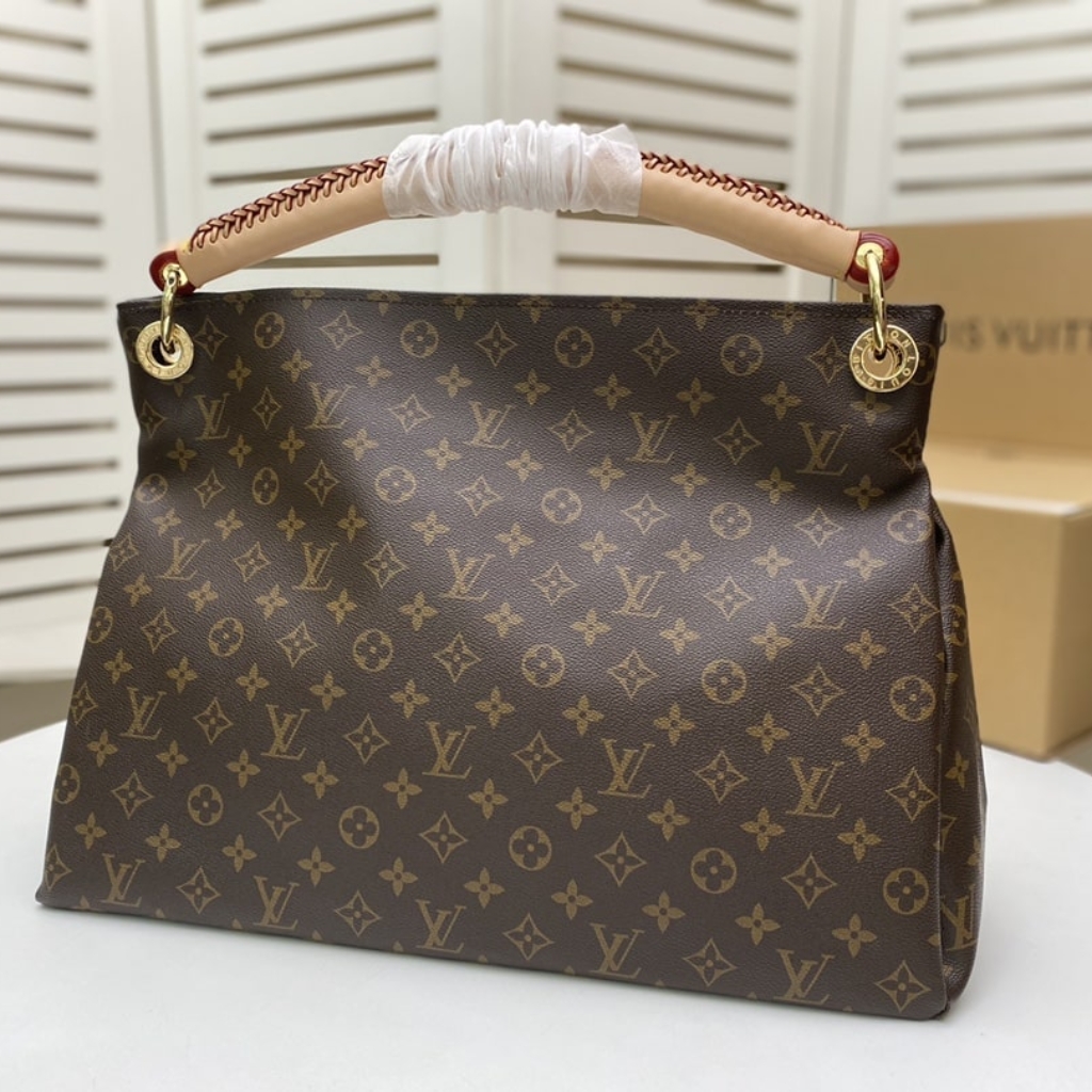 Louis Vuitton Artsy MM Monogram Canvas Hobo Bag Brown 41cm M44869 - Image 3