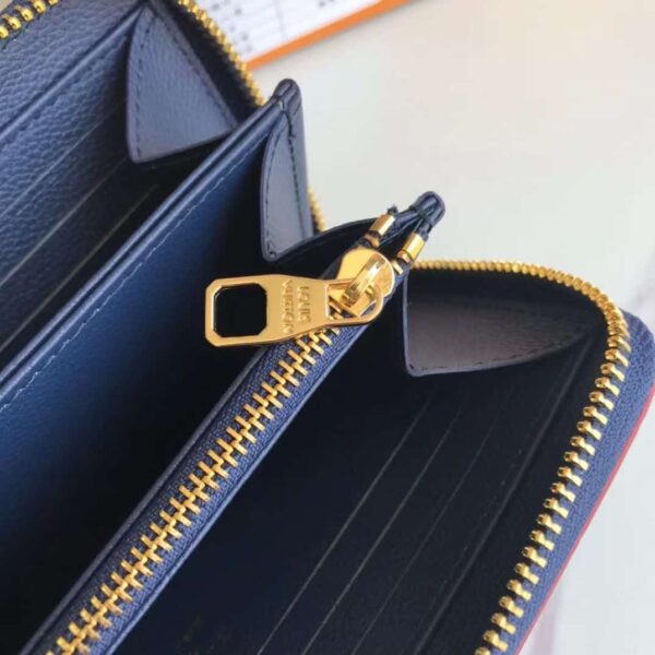LOUIS VUITTON ZIPPY WALLET MONOGRAM DARK BLUE 19CM M61864 - Image 5