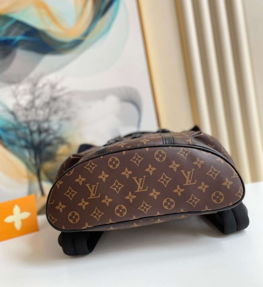LOUIS VUITTON CHRISTOPHER MM BACKPACK MONOGRAM MACASSAR BROWN 44CM M43735 - Image 4