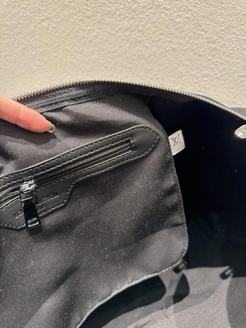 Alternative view of Louis Vuitton Keepall Bandoulière 50 Monogram Shadow 50cm Black M44810