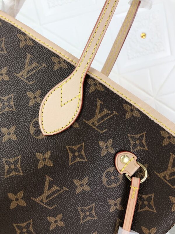 LOUIS VUITTON NEVERFULL BROWN AND RED MM 32CM M41178 - Image 6