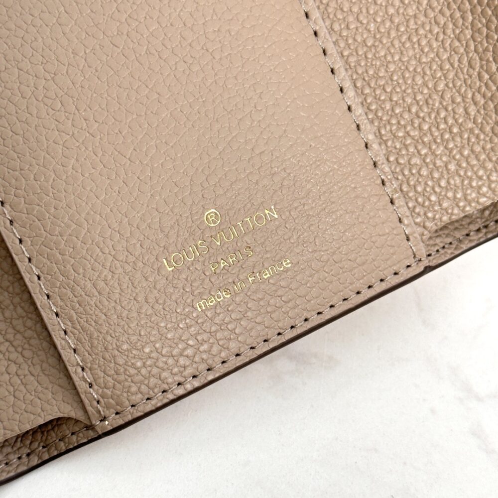 LOUIS VUITTON VICTORINE WALLET BEIGE 12CM M81861 - Image 5