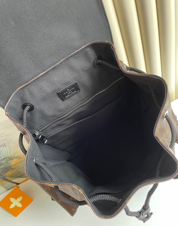 LOUIS VUITTON CHRISTOPHER BACKPACK MONOGRAM BROWN MACASSAR CANVAS 45CM M43735 - Image 5