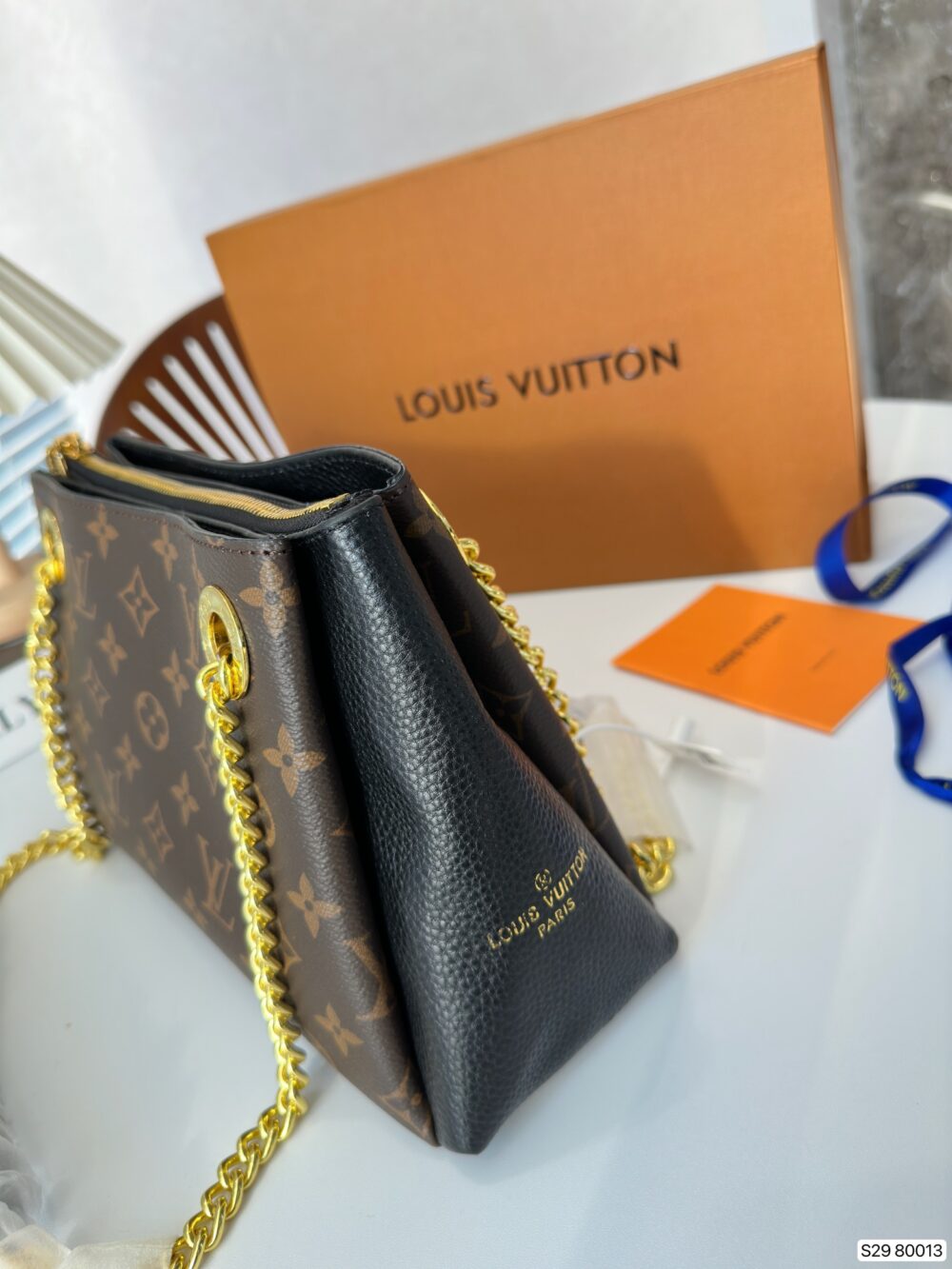 LOUIS VUITTON MONOGRAM IN BROWN SERENE BB BAG 25CM M43777 - Image 4