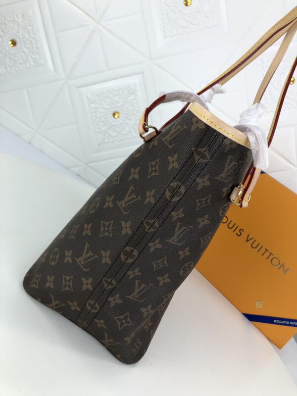 LOUIS VUITTON NEVERFULL BROWN AND RED MM 32CM M41178 - Image 5
