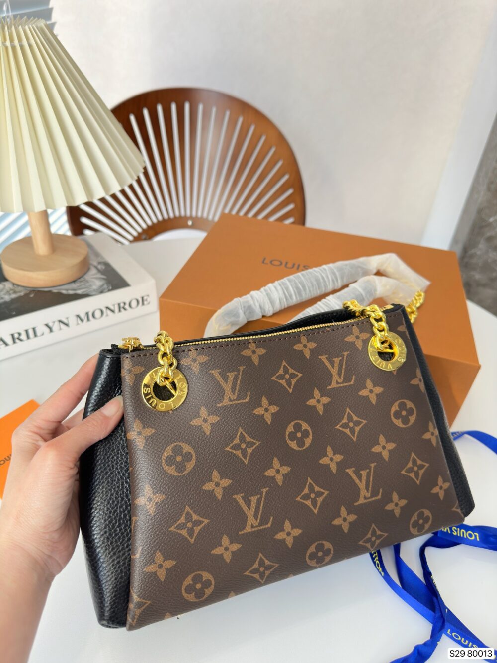 LOUIS VUITTON MONOGRAM IN BROWN SERENE BB BAG 25CM M43777 - Image 5
