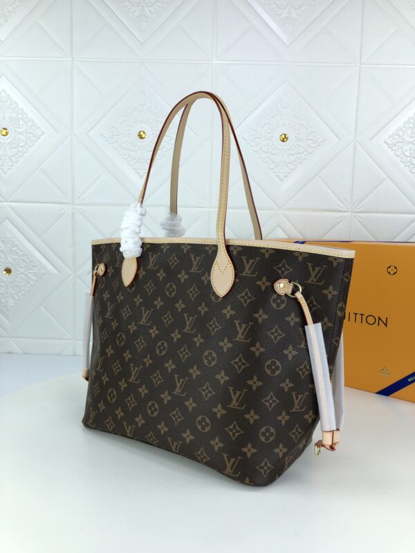 LOUIS VUITTON NEVERFULL BROWN AND RED MM 32CM M41178 - Image 4